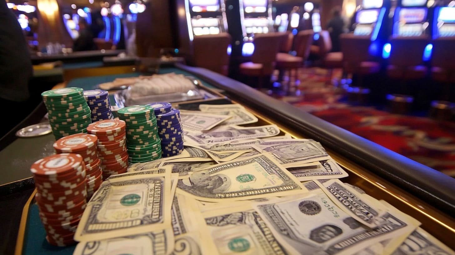 Meja Blackjack langsung dengan dealer profesional di studio rakyat slot