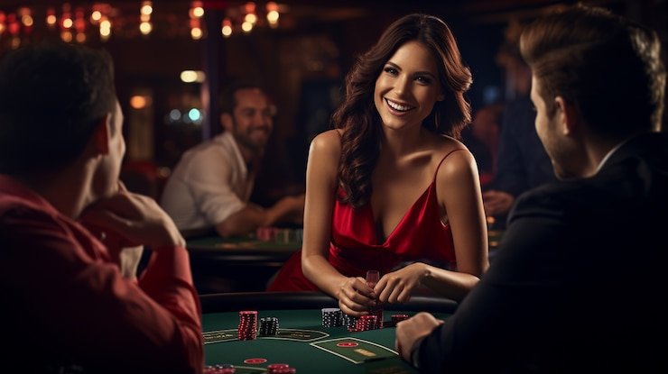 Dealer langsung di meja blackjack studio rakyat slot